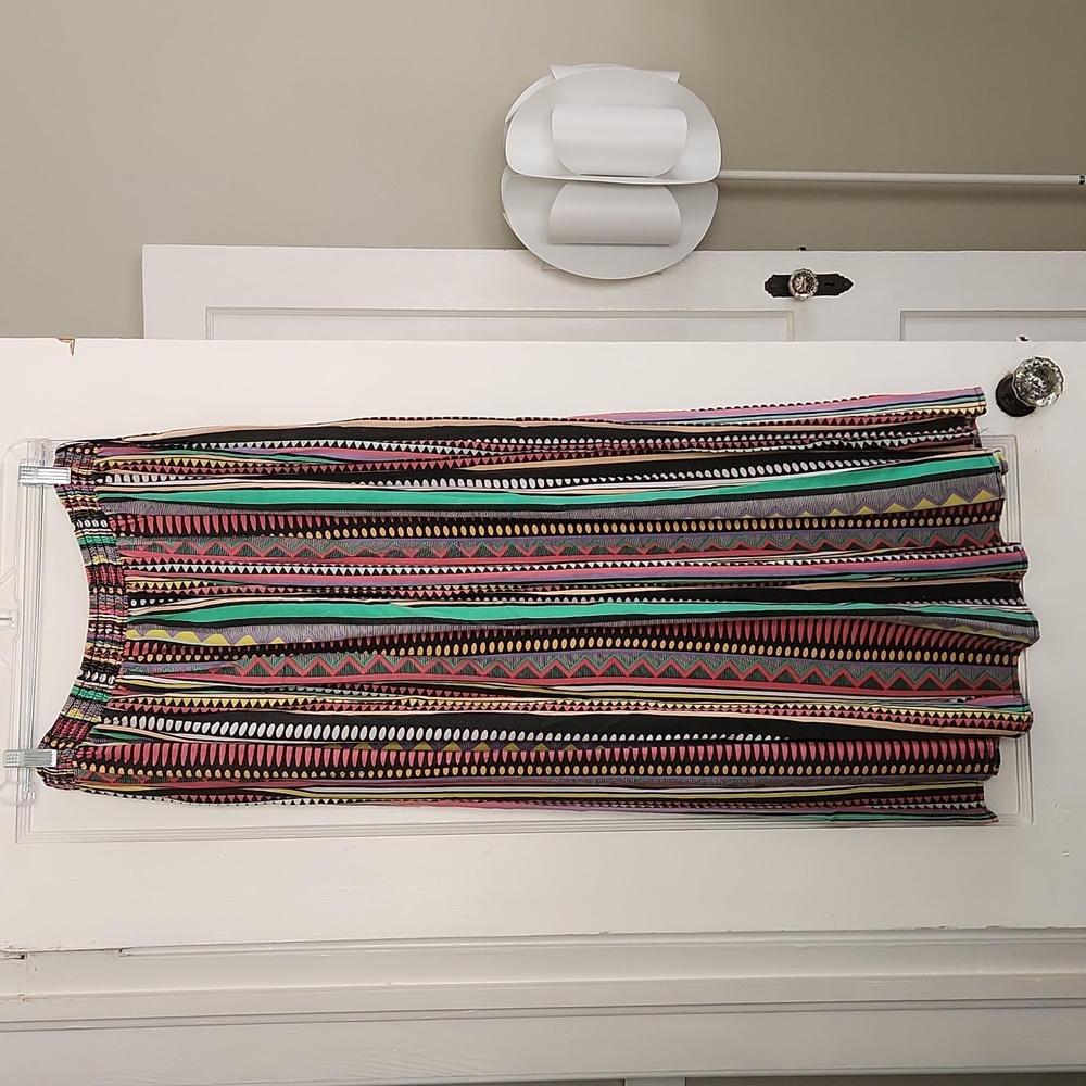1980's patterned vintage skirt